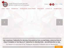 Tablet Screenshot of canadian-tr.org